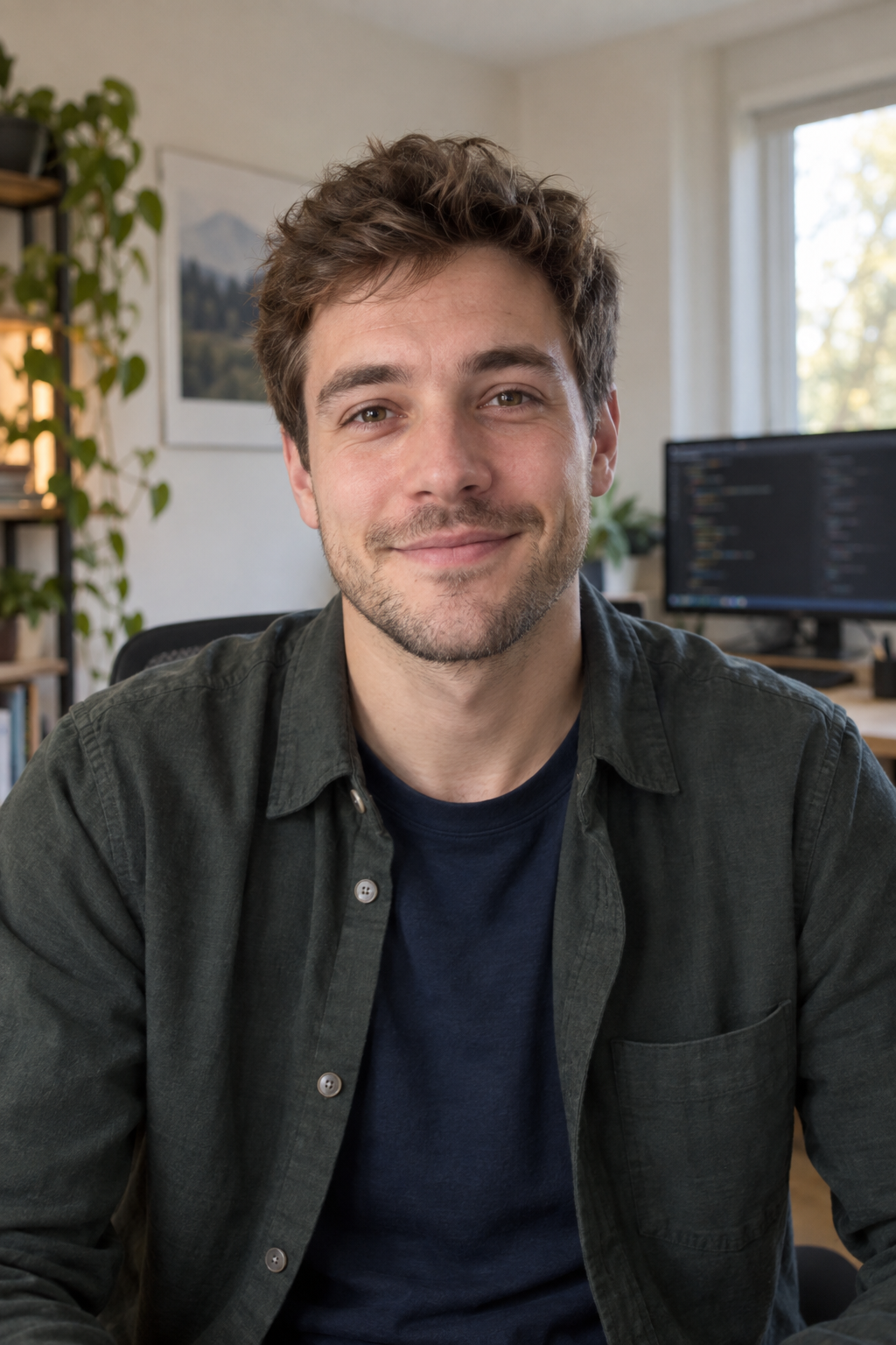 Illustrative recruiter introducing a role